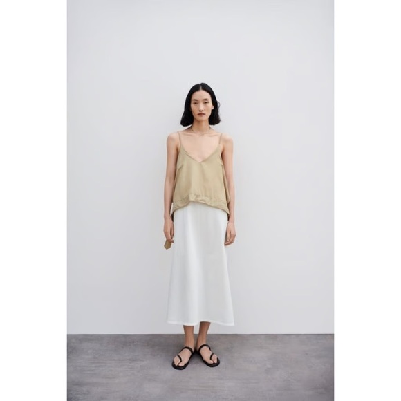 Zara contrasting midi dress - Picture 5 of 5